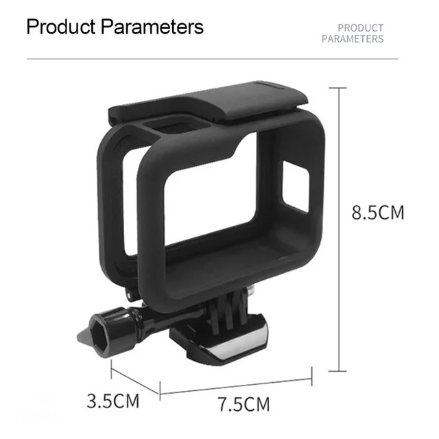 SHOOT Protective Frame Case GoPro Hero 8 Gopro8 Black Shockproof Bumper Mounting Casing CO