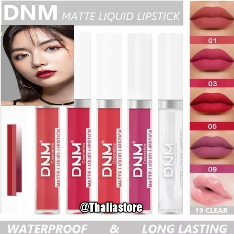 [Ready Warna] LIPCREAM MATTE LIPSTIK DNM LIP CREAM ANTI LUNTUR WATERPROOF LONGLASTING Lucky7Medan