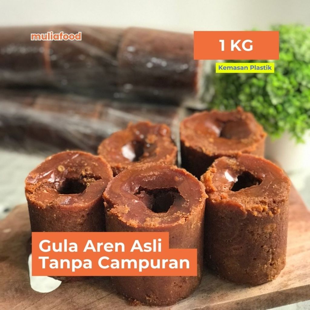 

[1 Kg Plastik] Gula Aren Asli Cianjur Selatan Kemasan Plastik