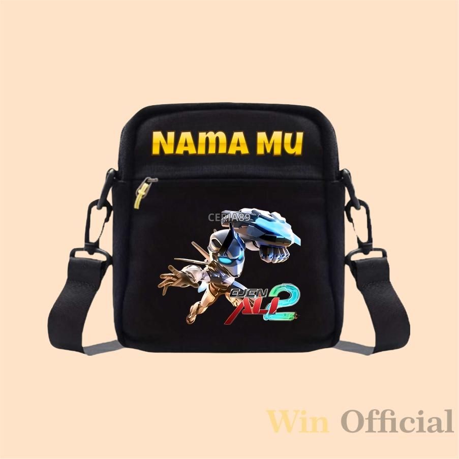 Tas Selempang Mini Anak Sekolah Tk Sd Motif Ejen Ali Movie 2 Misi Satria Ejen Ali 2 Tas Slempang Cew