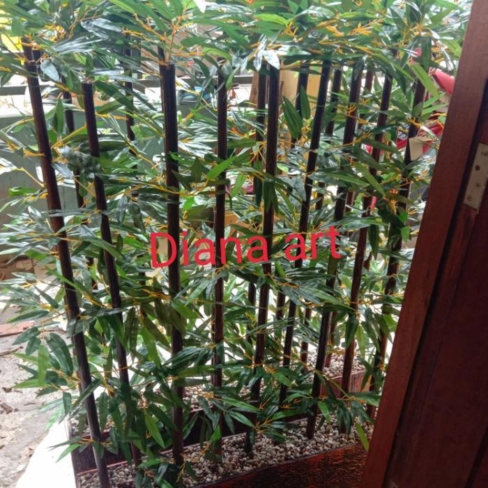 bambu partisi kumplit#bambu pembatas ruangan#bambu penyekat - tinggi 120 cm