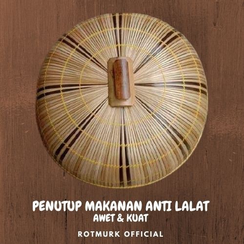 TUTUP NASI TUDUNG SAJI TEDUNG SAJI FOOD COVER BAMBU CENDANI PENUTUP MAKANAN MOTIF ACAK SESUAI CO