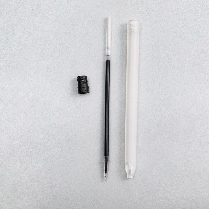 

Ay00! PN06 Pena Set 50 Pcs Pulpen Gel Hitam 0.5mm Pulpen Runcing Transparan Cangkang Buram Alat