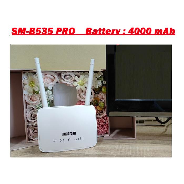 MARTCOM Modem Wifi Home Router 4G B535 PRO + Unlock All Operator