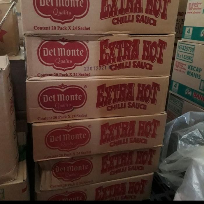 

Delmonte saos sambal sachet 1 dus isi 20 pack Terlaris
