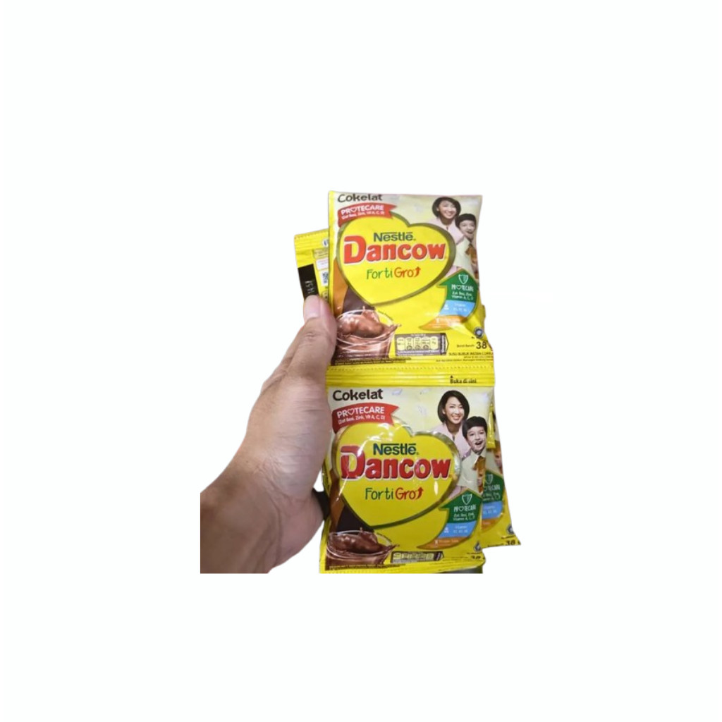

Milk Powder!! Susu Dancow FortiGro Coklat Saset 38gr Renteng 1 Renceng 10 Sachet