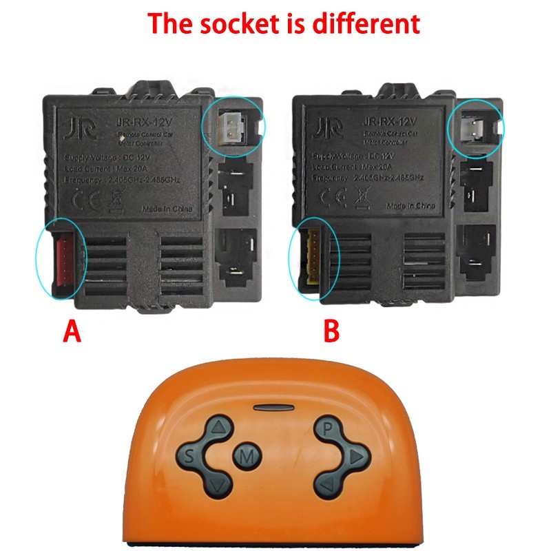 RECEIVER MOBIL AKI 12V JR RX socket A/ socket B