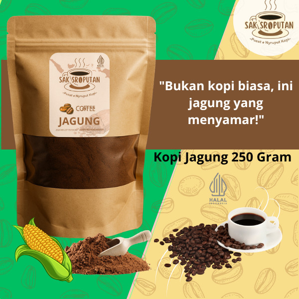 

Bubuk Kopi Jagung 250 gram mantap dan nikmat kopi bubuk jagung 250 gram