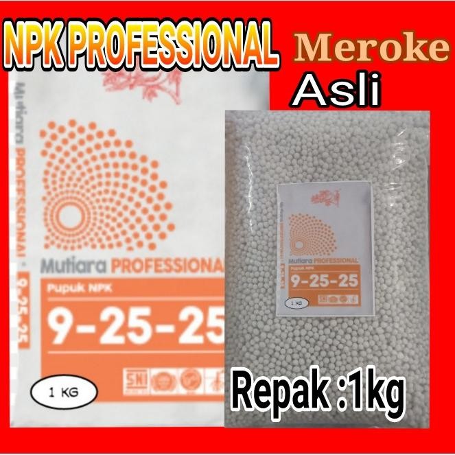 pupuk NPK PROFESIONAL Meroke Repak 1 kg asli