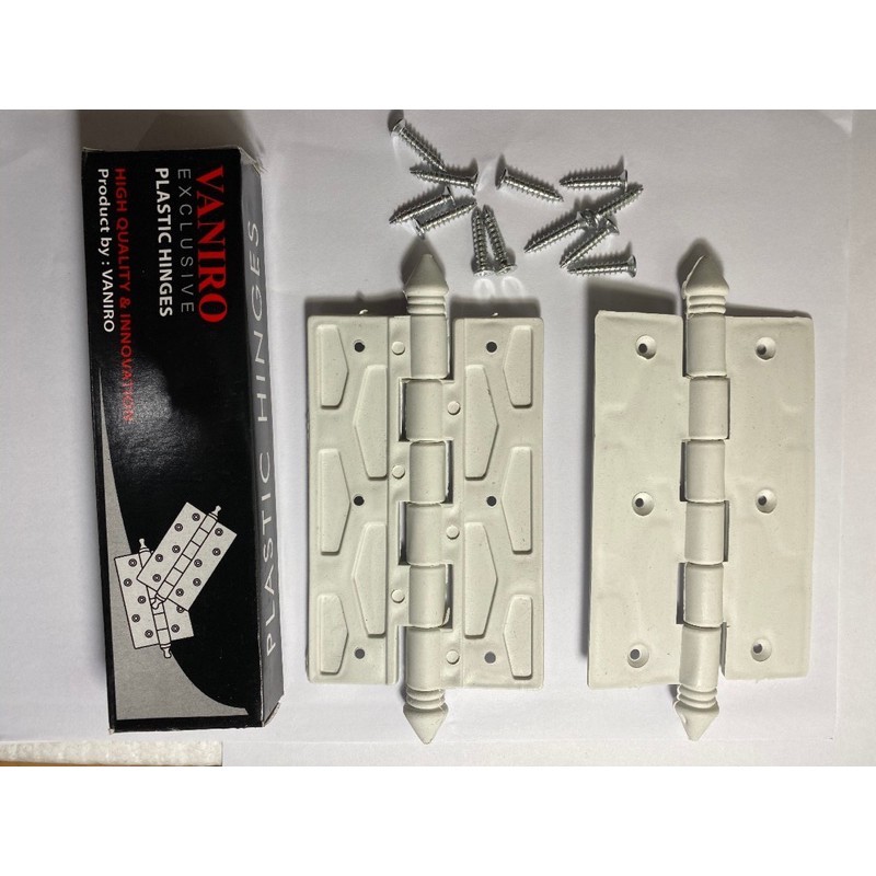 Engsel Pintu PVC / Engsel Pintu Plastik / Engsel Pintu Kamar Mandi / Engsel Plastik