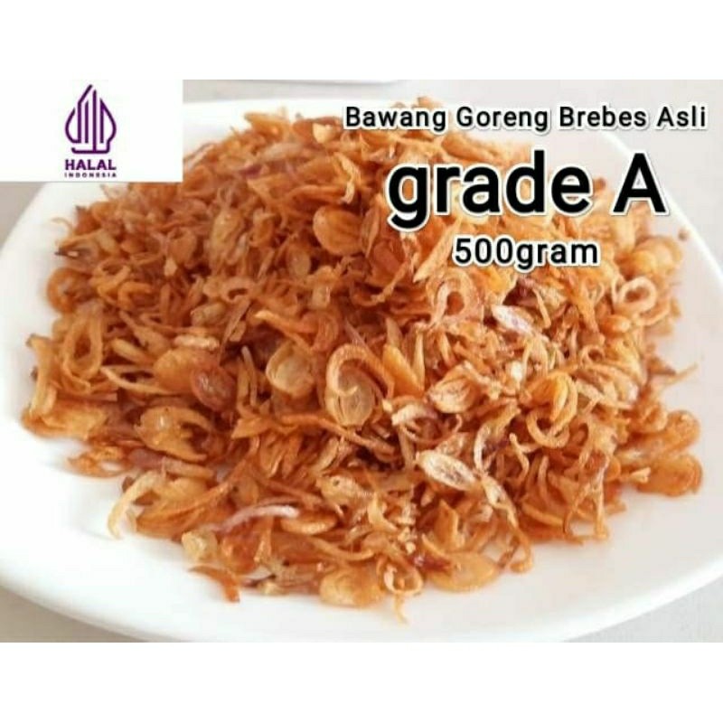 

Bawang Goreng Brebes Super Grade A Murni 500gram