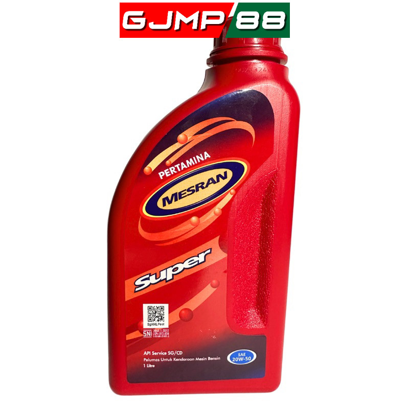 Oli Mesran Super 1 liter Oli Mesran Super 20-50 Bensin