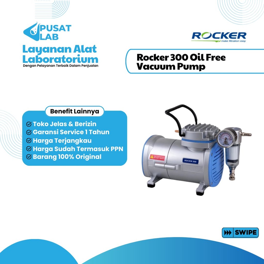 Rocker 300 Oil Free Vacuum Pump