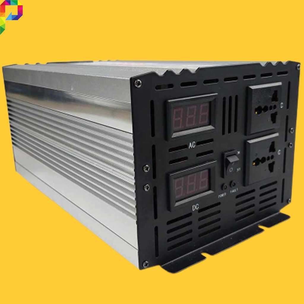 Car Power Inverter Mobil DC to AC Pure Sine Wave Inferter Konverter DC ke AC 24V 220V 5000 Watt