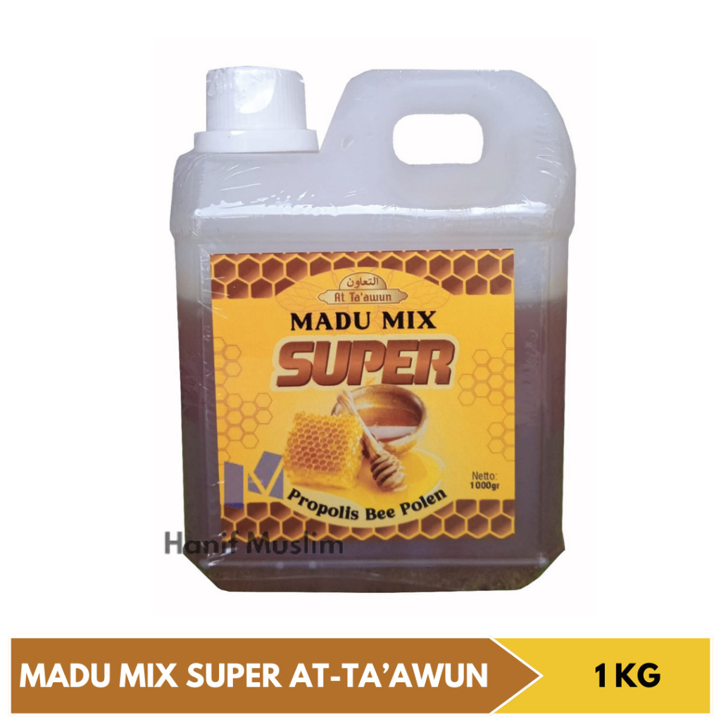 

Madu Mix Super Kalimantan Plus Propolis Bee Pollen At Ta'awun - 1KG