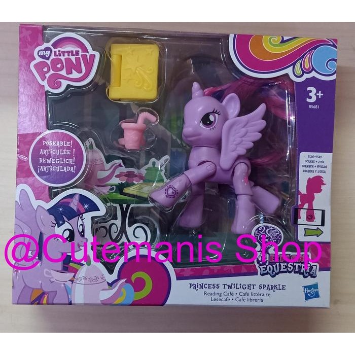 Figure Little Pony  Hasbro  Jack Fluttershy Articulate - Merah Muda