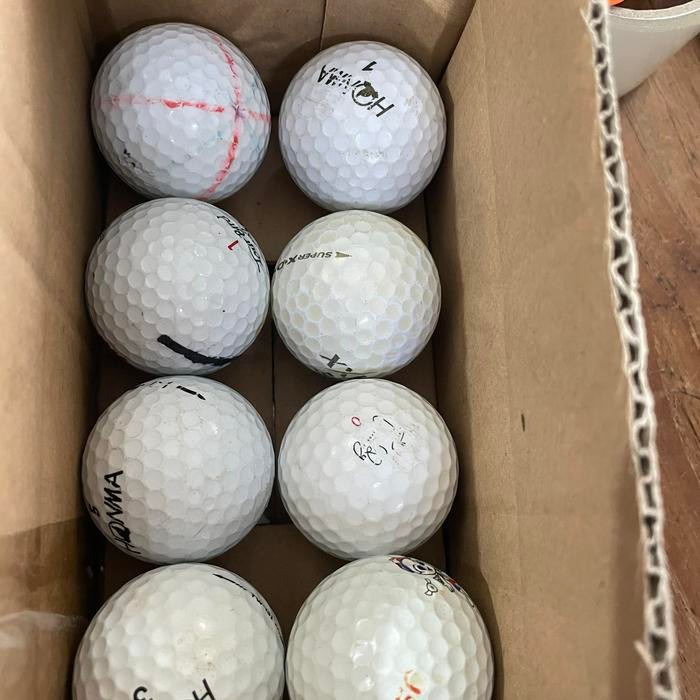 Bola golf bekas 8pcs merek titleist - Brgd 8pcs