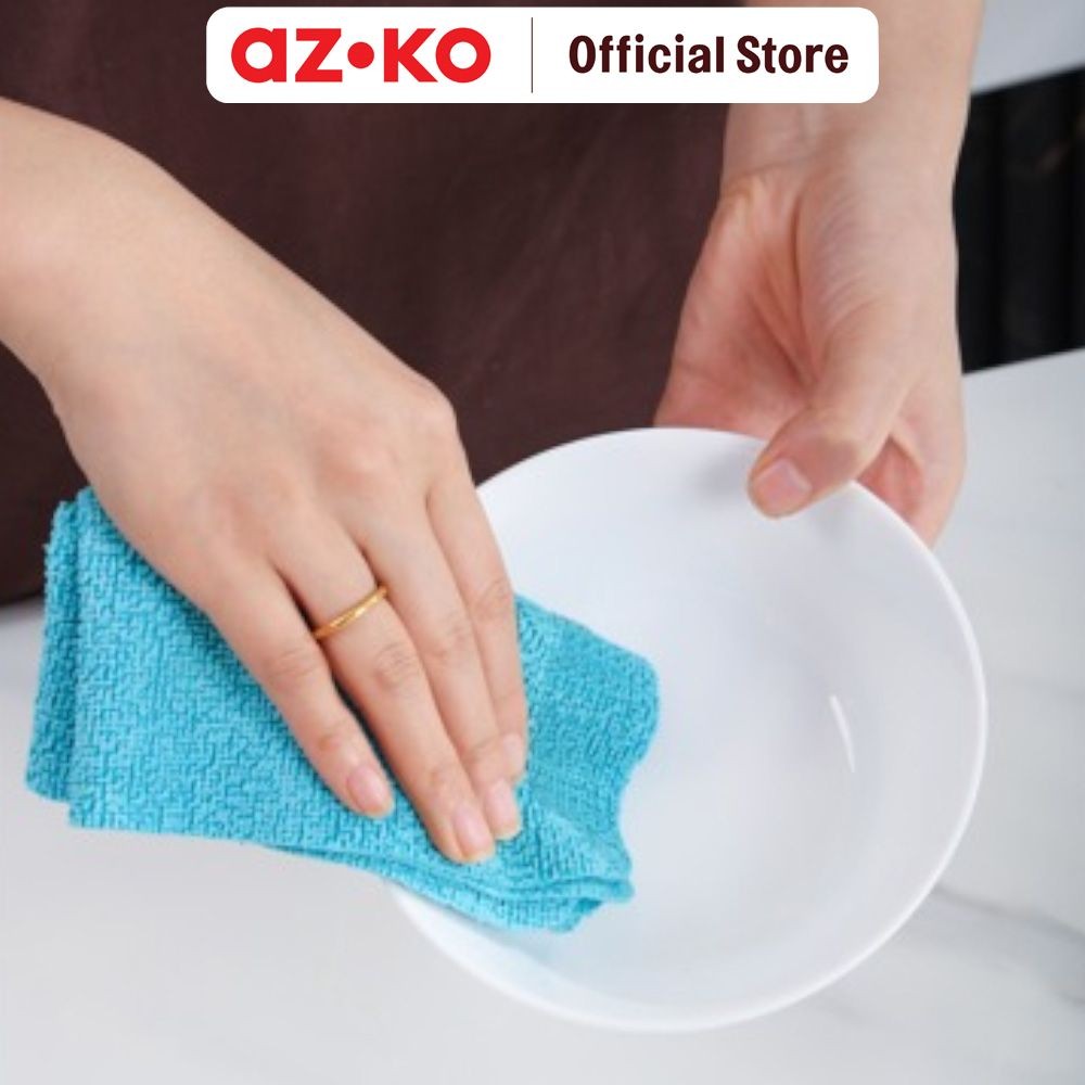 AZKO Proclean Kain Lap PVA Set 3 Pcs - Mix Kain Pembersih Microfiber Perlengkapan Rumah  Alat Kebers