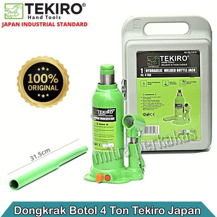 TERLARIS Dongkrak Botol 4 TON Tekiro / Dongkrak Botol 6 Ton / Dongkrak Botol 10 Ton / Dongkrak Botol