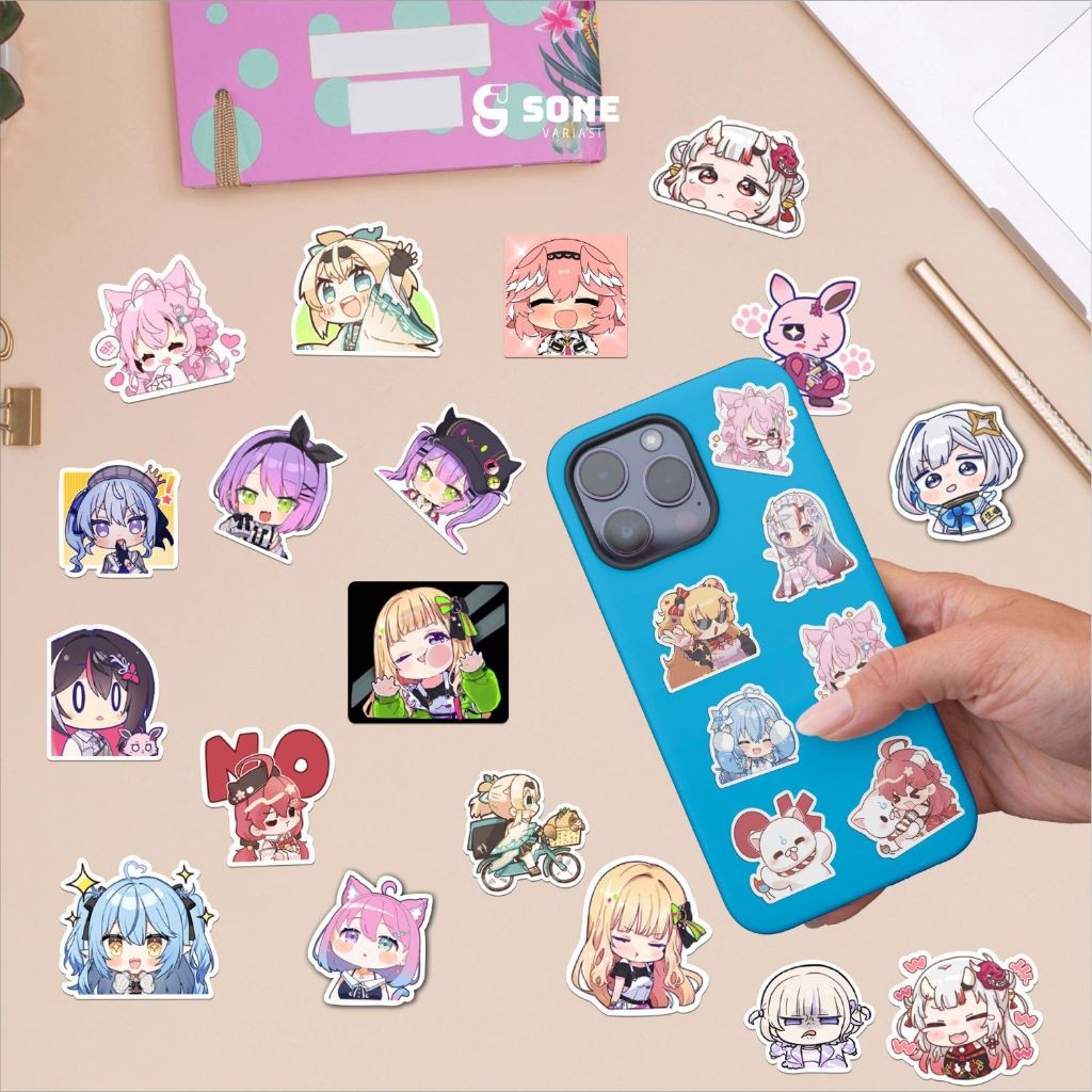 

Stiker HOLOLIVE Japan Lucu / Sticker ANIME Dekorasi Laptop Aesthetic Paper Vinyl Premium