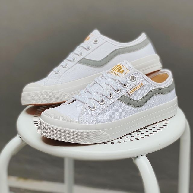 Sepatu Ventela Putih / Ventela New Public Original 100% - Sepatu Casual Sneakers  Glow In The Dark