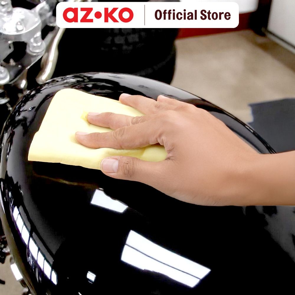 AZKO Proclean Lap Kanebo Motor PVC 32x21 cm - Kuning Kain Serbet Pembersih Serap Air Kanebo Perlengk