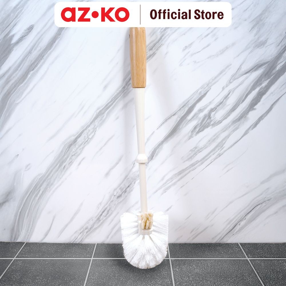 AZKO Proclean Sikat Toilet 1621 - Cokelat Bathroom Brush Sikat Wc Serbaguna Alat Kebersihan Pembersi