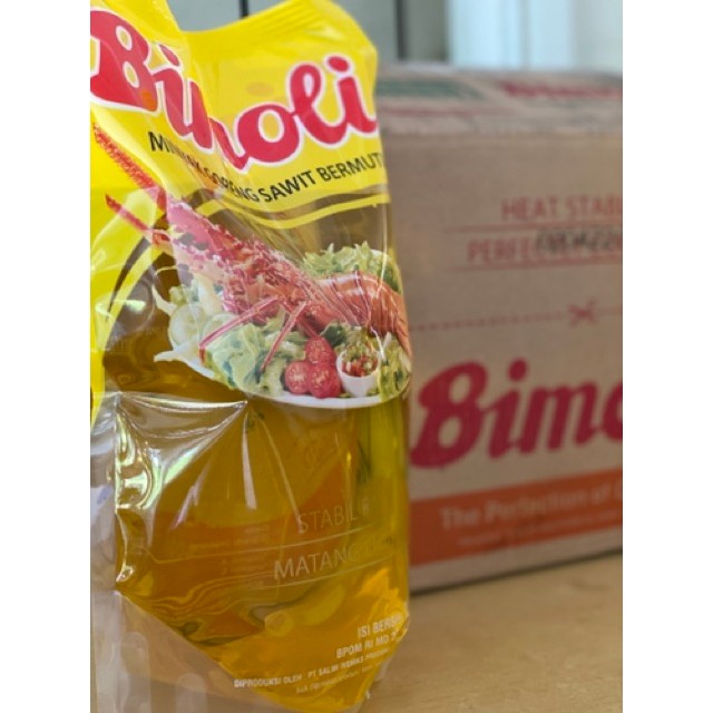 bogarasaup Best Seller - Minyak Goreng Bimoli Refill 2 Liter - 1 Dus Isi 6 Pouch | Minyak Bimoli Asl