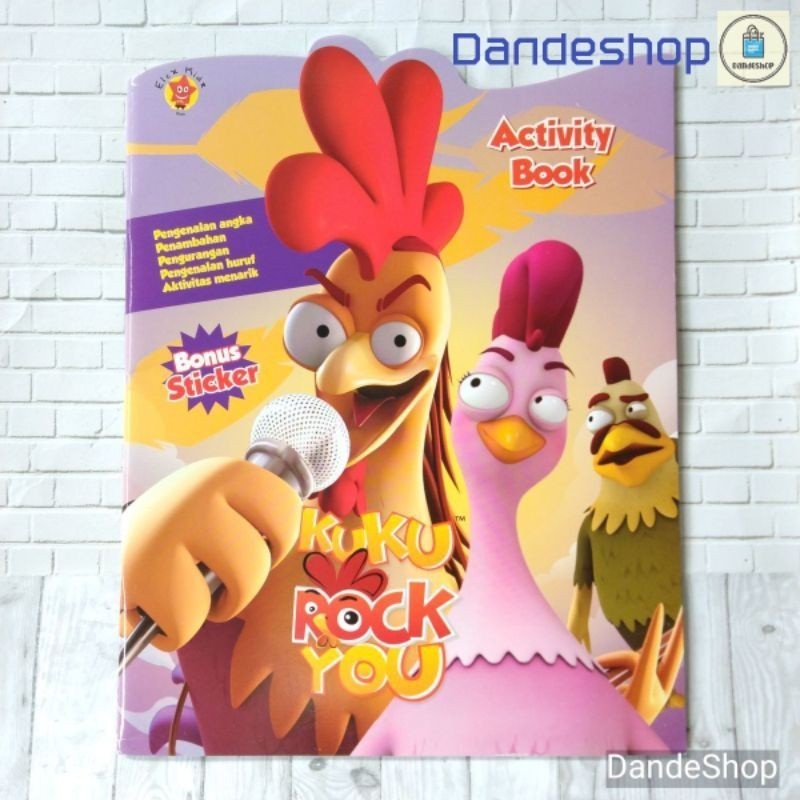 Kuku Rock You  Activity Book - Buku Aktivitas + Bonus Stiker Anak ELEX KIDS - Bukuindo
