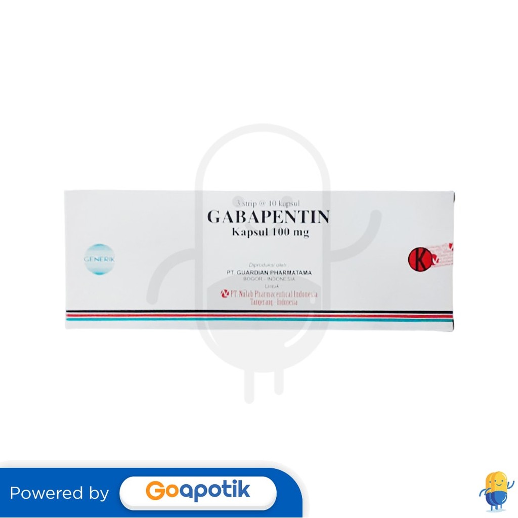 Gabapentin Nulab 100 Mg Box 30 Kapsul