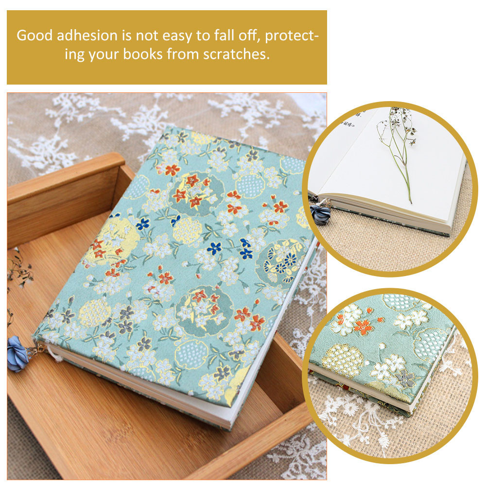 

A5 Handmade Cloth Book Cover Protector Book Sleeves Notebook Covers Textbook Pouches Wear Resistant Writing Pad Cases Stationery