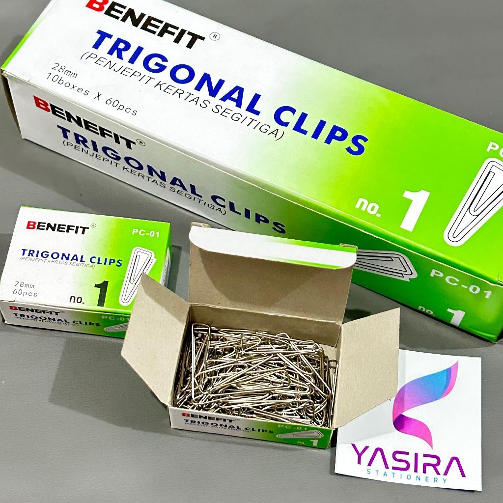 

ECER Trigonal Clip Tringular Kertas No. 01