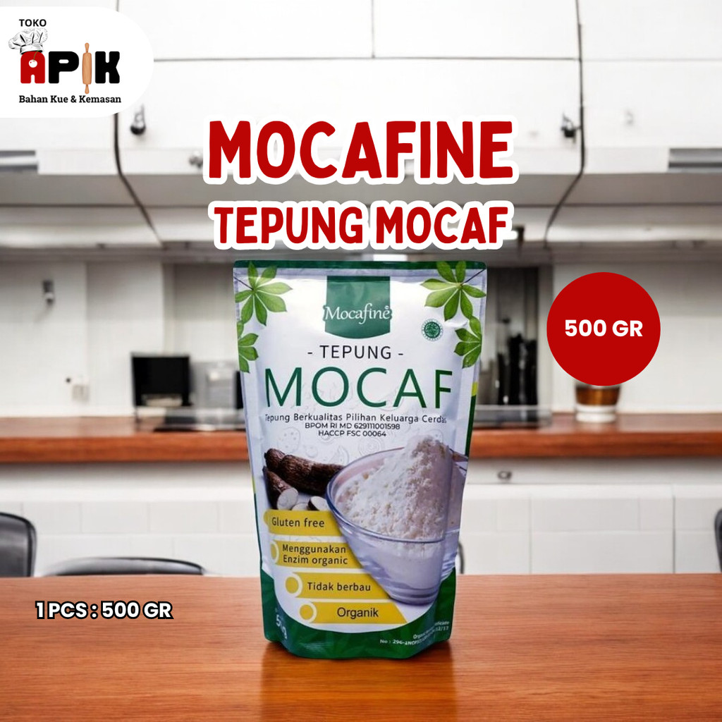 

Tepung Mocafine 500gr / Tepung Singkong Serbaguna / Mocaf Flour