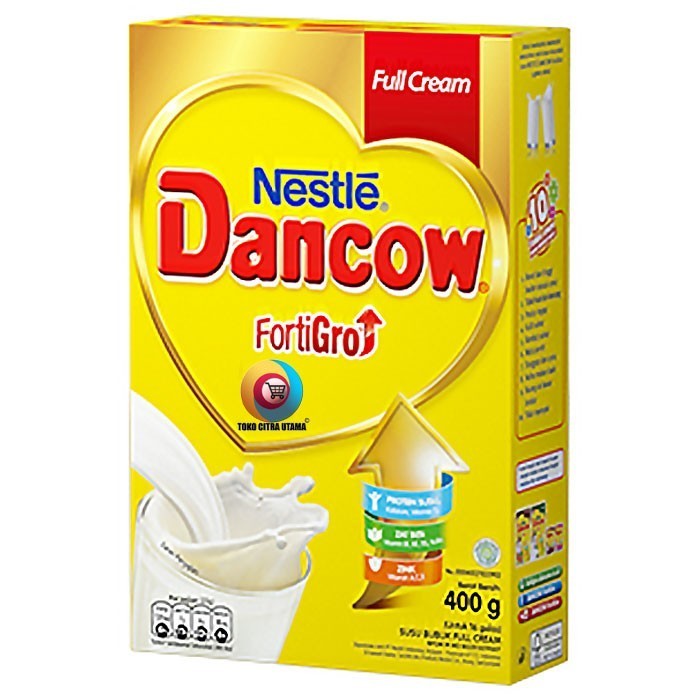 

Susu Bubuk Dancow Fuill Cream / Milk Powder Dancow Full Cream - 400 Gr