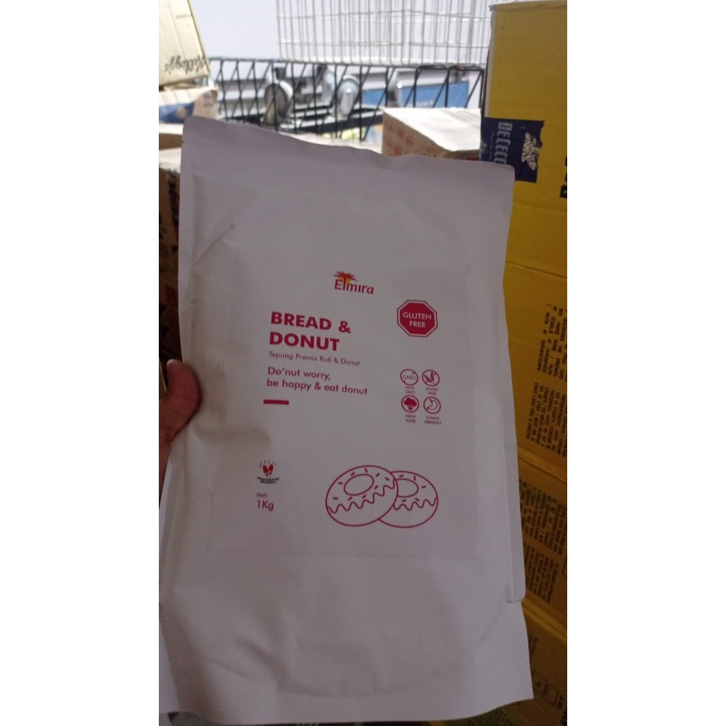 

Gluten Free Bread Premix Elmira / Tepung Gluten Free Premix Donut - 1 Kg