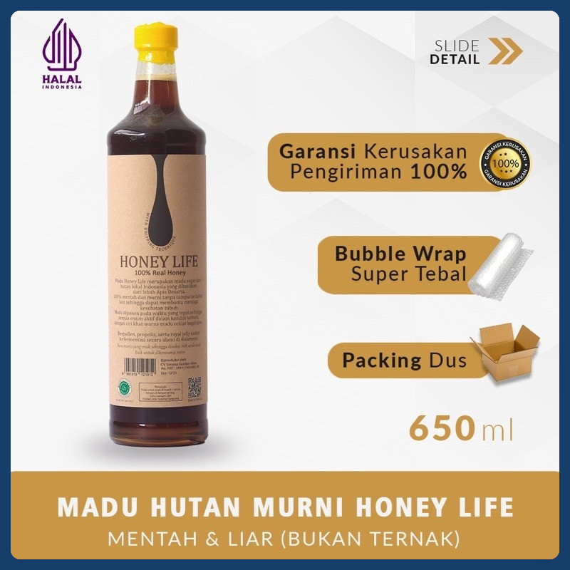 

HL - Madu Asli Hutan Honey Life | Madu Murni Forest Honey 650Ml
