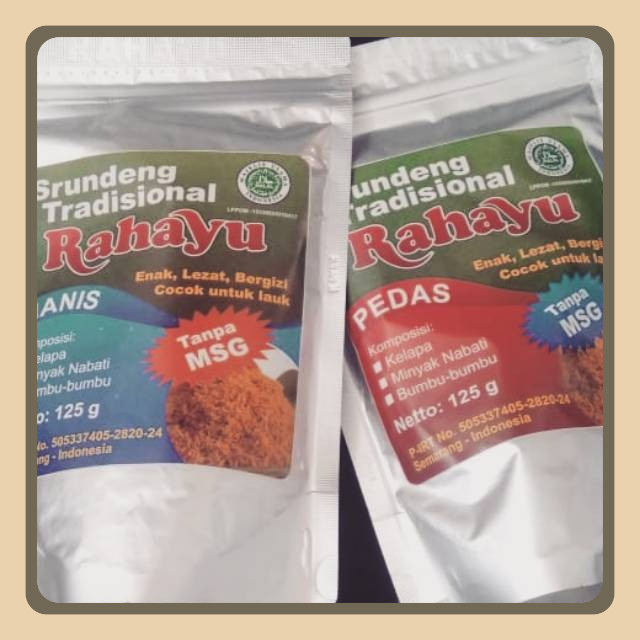 

SRUNDENG SERUNDENG KELAPA / Srundeng Kelapa/ Serundeng kelapa Rahayu