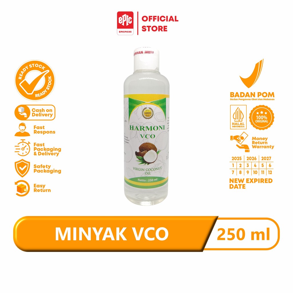 

vco minyak kelapa murni 250 ml