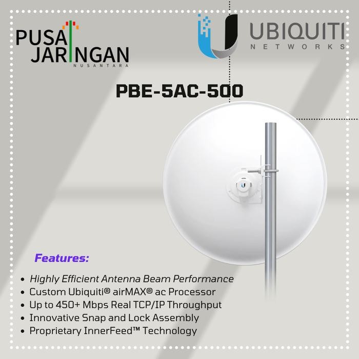 Ubiquity PowerBeam 5AC 500mm / PBE-5AC-500 / PBE 5AC 500 / PBE5AC500