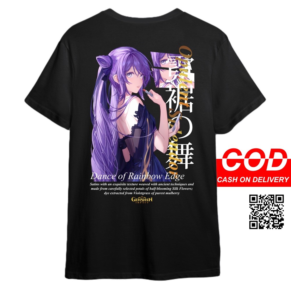 KAOS KEQING GENSHIN IMPACT OPULENT SPLENDOR - KAOS DISTRO PRIA & WANITA KAOS ANIME & GAME GENSHIN KE