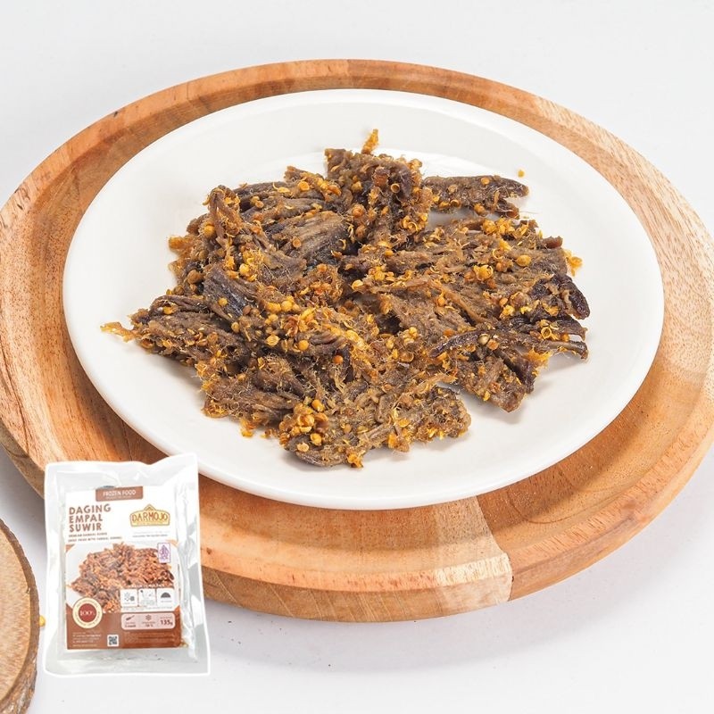 

EMPAL /DAGING SAPI GORENG SUIR FROZEN - MAKANAN SIAP SAJI - FROZEN FOOD - DARMOJO