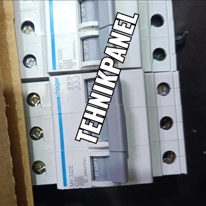 MCB 3 PHASE HAGER 25A dan 32A ORIGINAL