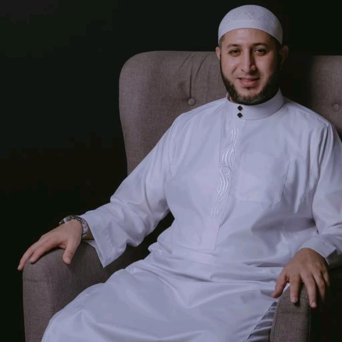 Gamis Jubah Haramain Wol Putih - Jubah pria lengan panjang