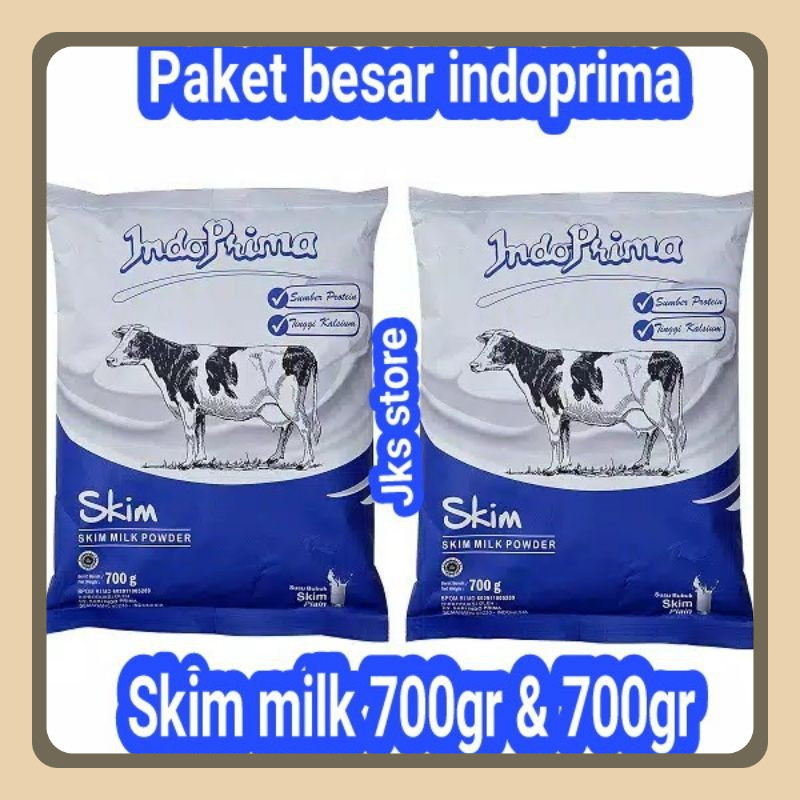 

(Isi 2x700gr) Indoprima Diet Pelangsing Skim Milk Paket Besar