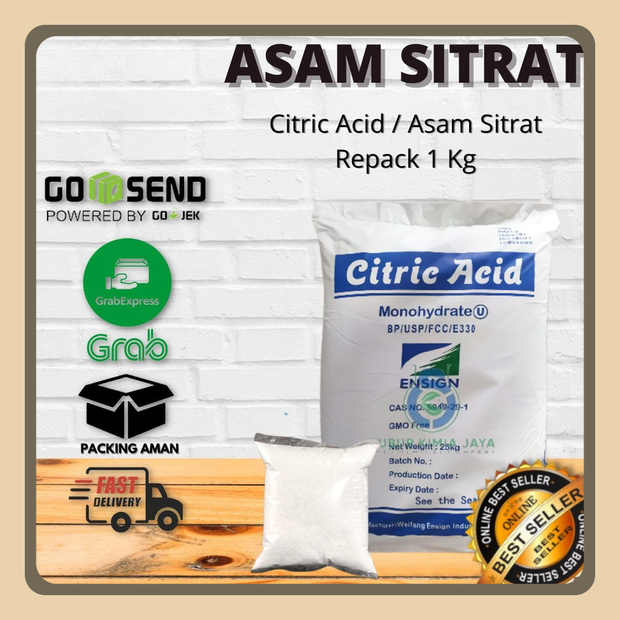 

Citric Acid / Citrun / Asam Sitrun ( 1 KG )