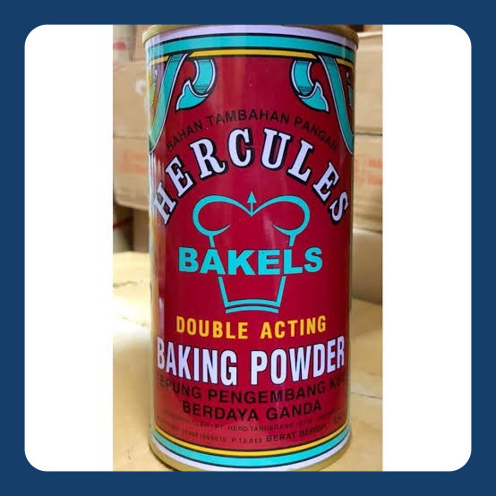 

Hercules Double Acting Baking powder 450 gr /tepung pengembang kue Halal KALENG JUMBO