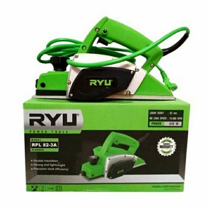 ORIGINAL RYU RPL82-3A MESIN SERUT KAYU LISTRIK PLANNER KETAM PASAH SUGU