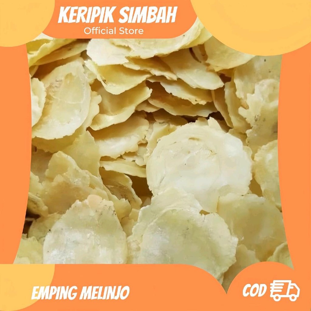 

Emping Melinjo Super Premium Besar Kering Termurah 1kg Original Snack Food Keripik