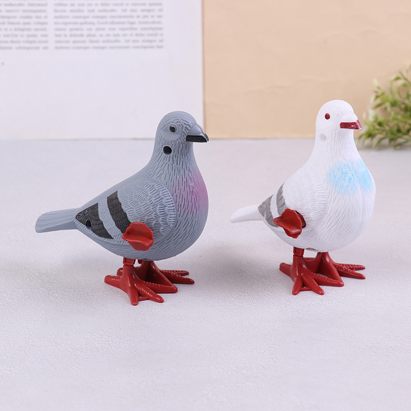 

1PC Plastic Clockwork Jump Toy Cute Jumping Pigeon Clockwork Kid Boy Girl Simulation Animal Jumping Clockwork Gift Home Decor