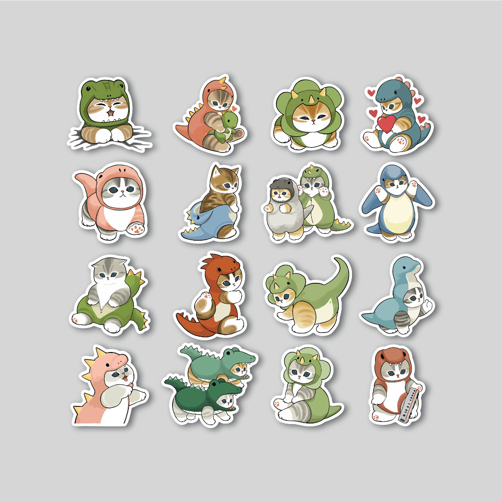 

Sticker Pack Kaiju Nyan Mofusand | Sticker Tumblr | Stiker Laptop Koper Helm